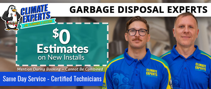 merritt island Garbage Disposal Repair & Install Climate Experts Air and Heat