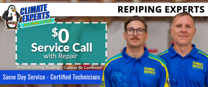 citrus ridge Repiping Climate Experts Air, Plumbing & Electric